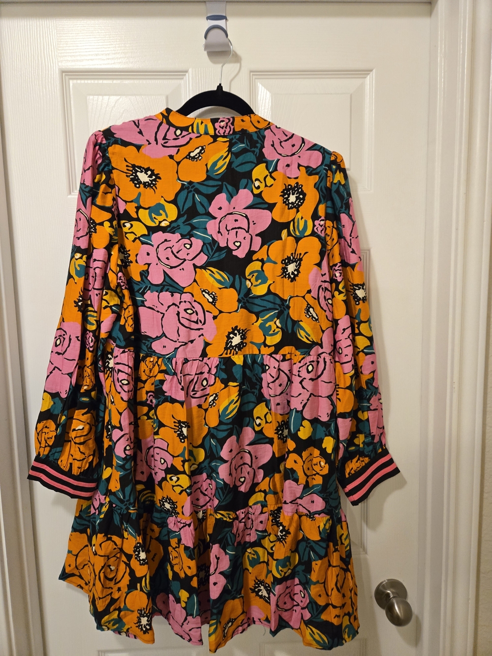 JODIFL Pink, Orange & Green Floral Mini Dress - Picture 8 of 9